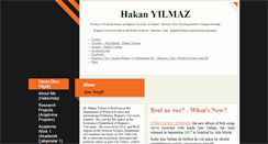 Desktop Screenshot of hakanyilmaz.info